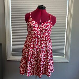 Hollister cotton daisy flowered sun dress in medium
